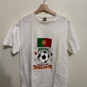 Vintage 2002 Portugal World Cup Heavyweight T-Shirt